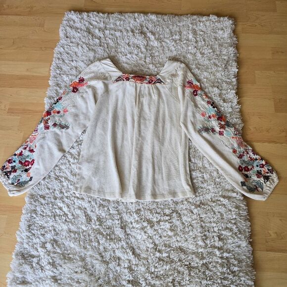 Soft Surroundings Mariella Embroidered Tunic Size PM. NWT - Picture 7 of 8